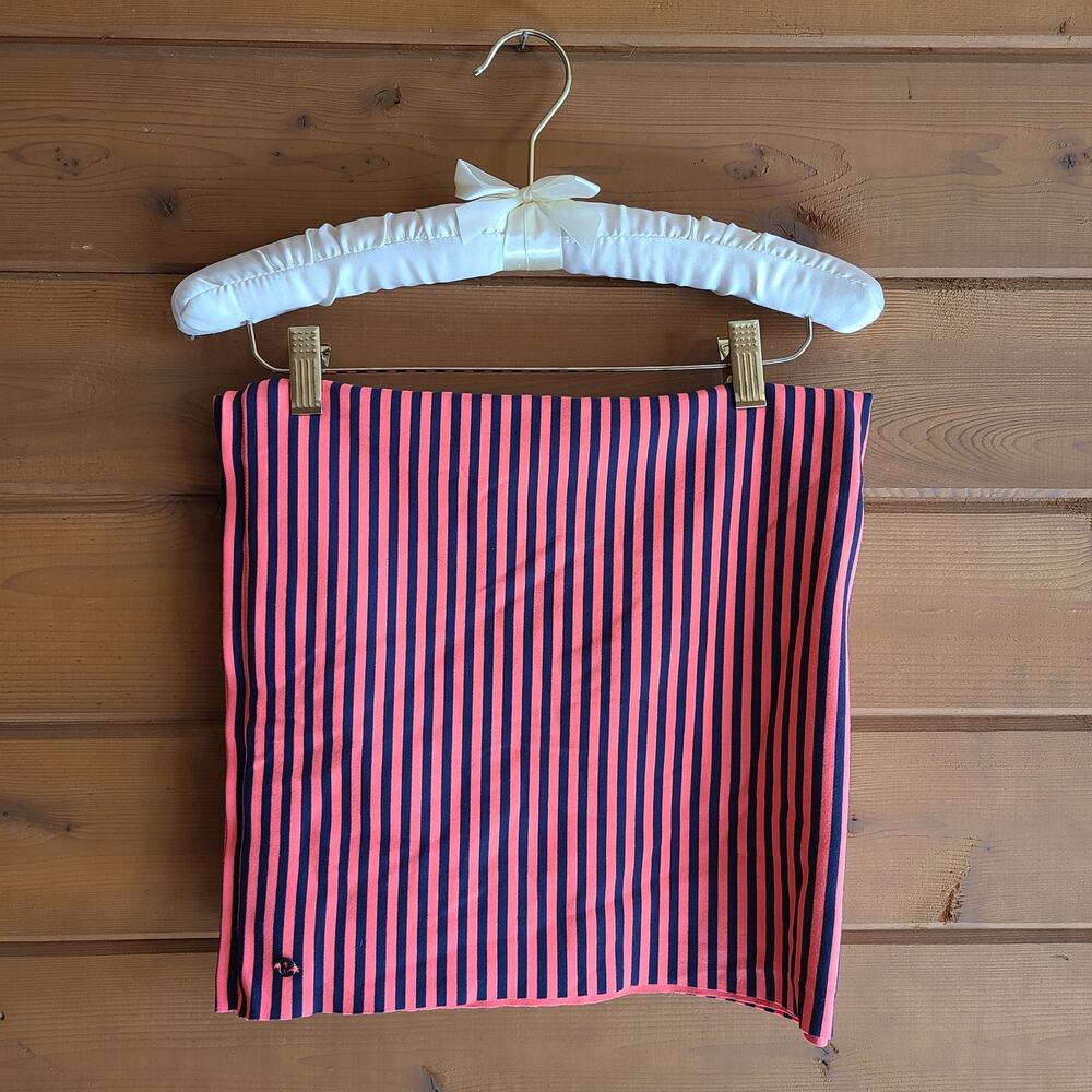 Lululemon Scarf Vinyasa Wrap Classic Stripe Light Flare Inkwell Rulu Shawl Cozy - Picture 2 of 4